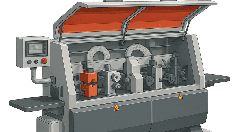 Edge banding machine supplied by Micromax