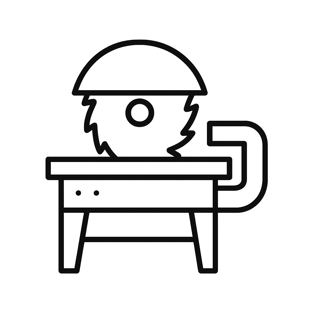 Icon of table saw for woodworking and precision panel cutting machinery
