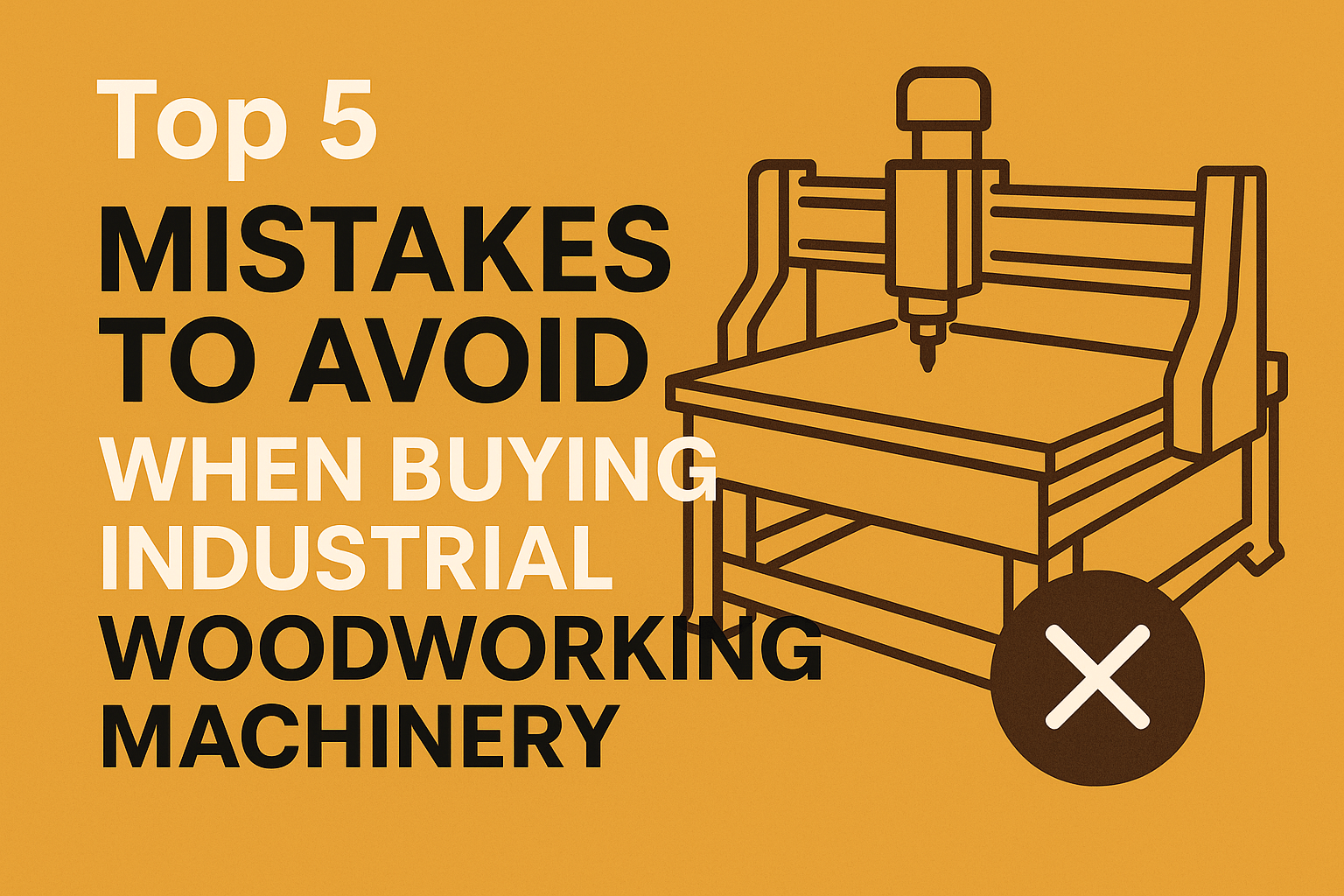 Top 5 Mistakes to Avoid When Buying Industrial Woodworking Machinery
